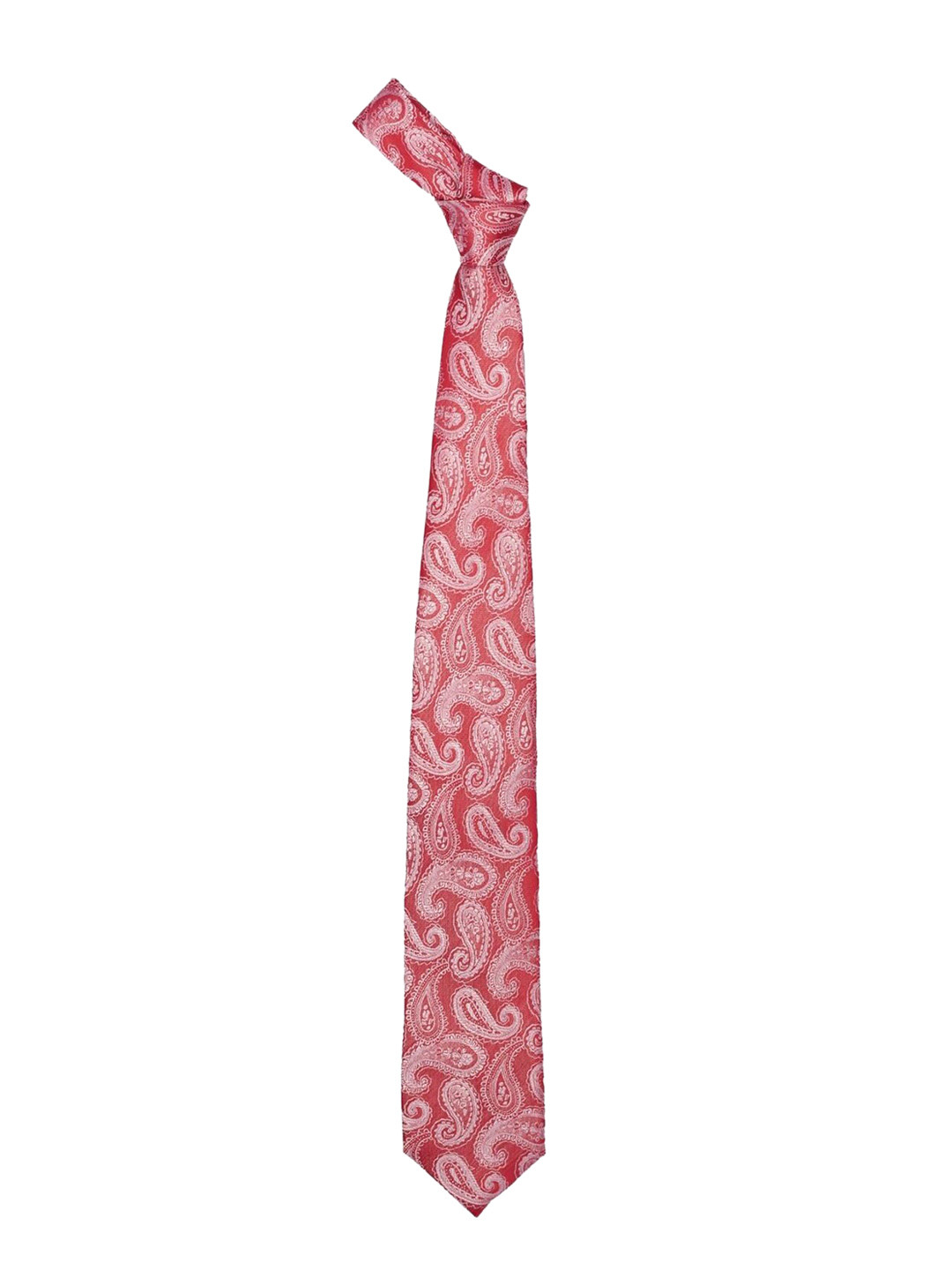 

The Tie Hub Men Printed Accessory Gift Set, Red