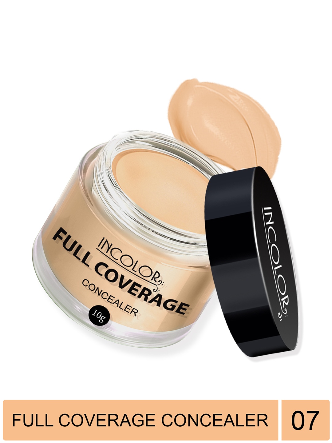 

INCOLOR Full Coverage Lightweight Concealer 10 g - Brown 07, Nude