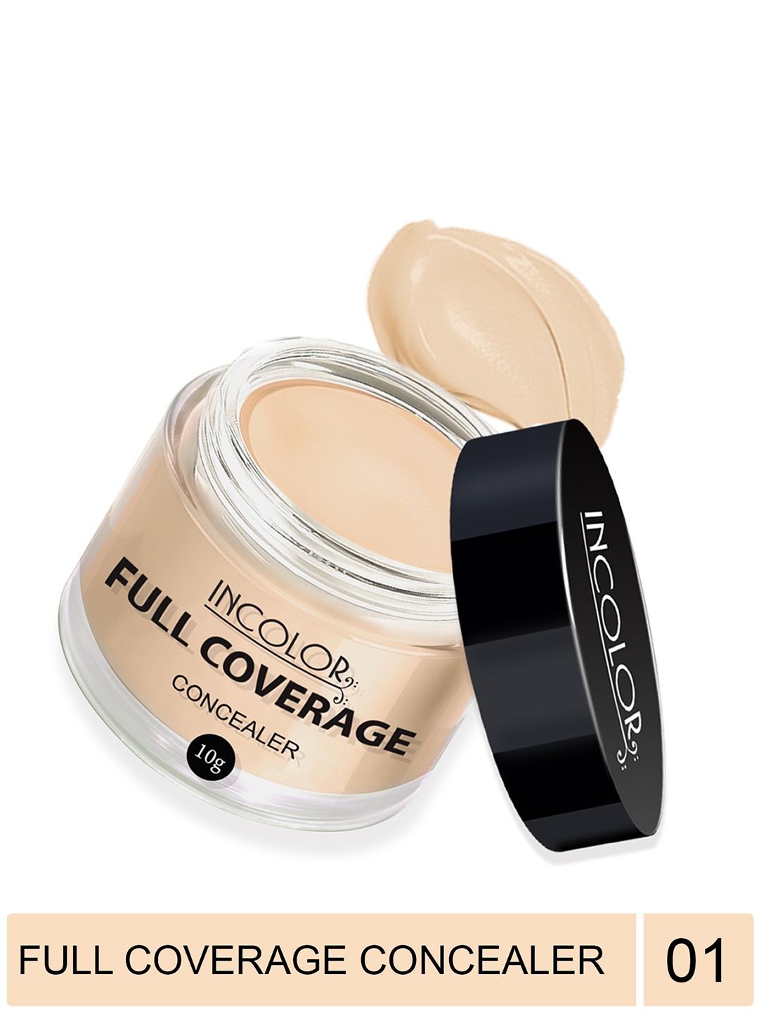

INCOLOR Full Coverage Lightweight Concealer 10 g - Nude 01