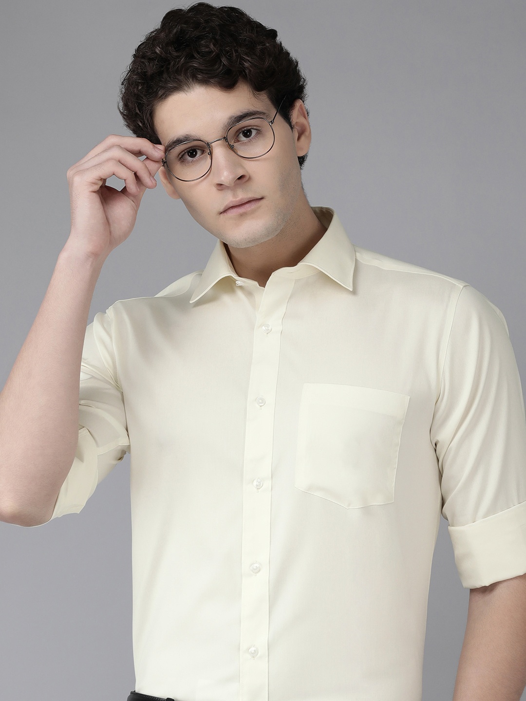 

Van Heusen Custom Pure Cotton Formal Shirt, Cream