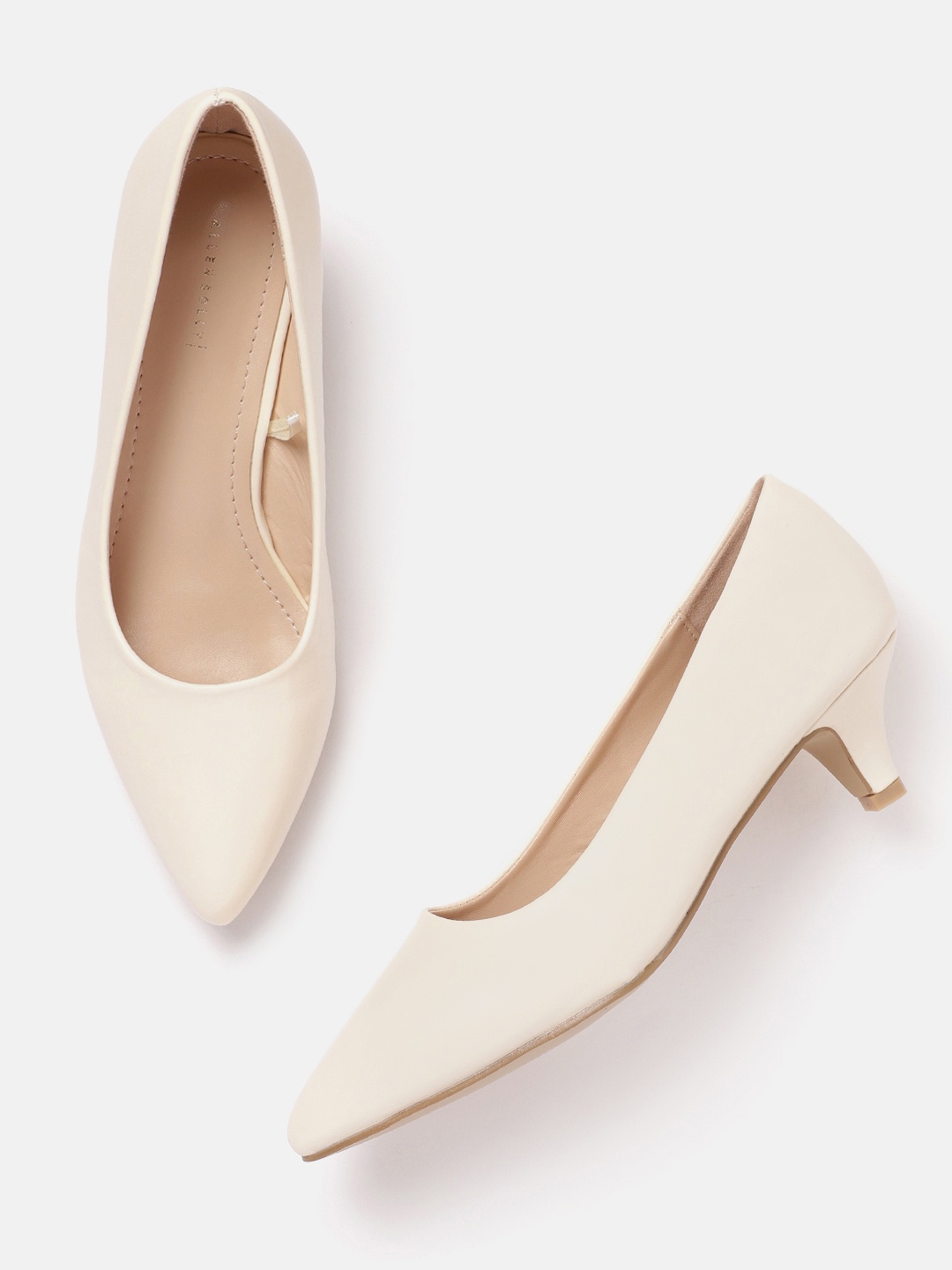 

Allen Solly Women Work Pumps, Cream