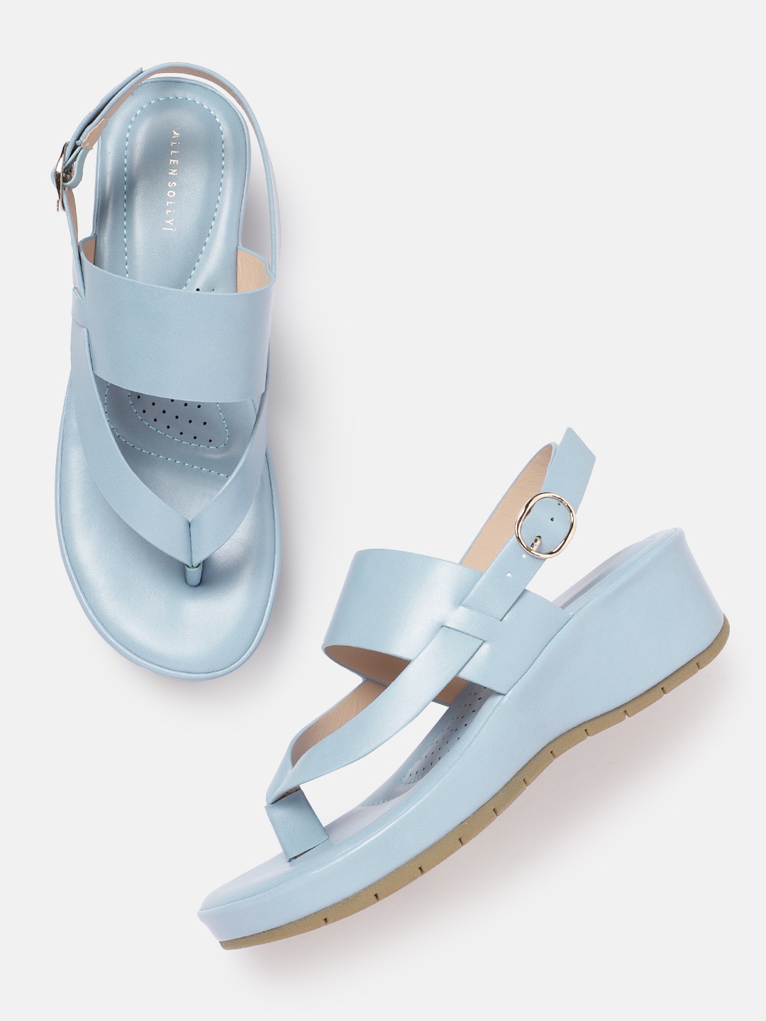 

Allen Solly Women Flatform Heels, Blue