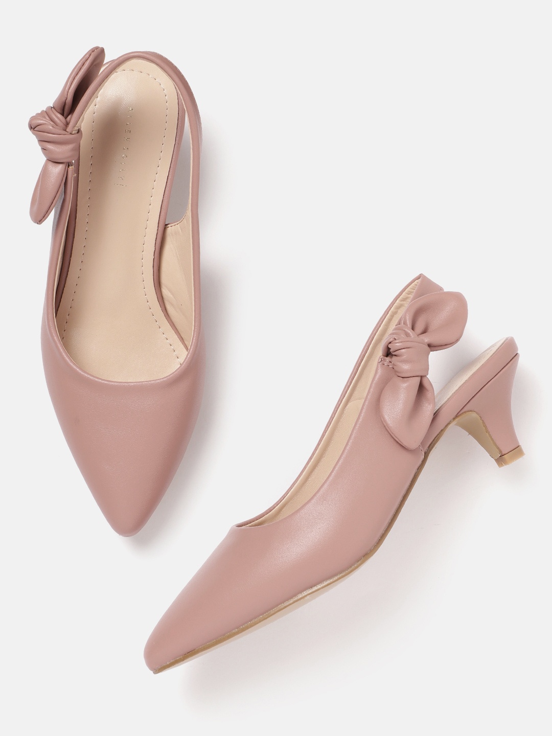 

Allen Solly Women Pumps with Bow Detail, Rose