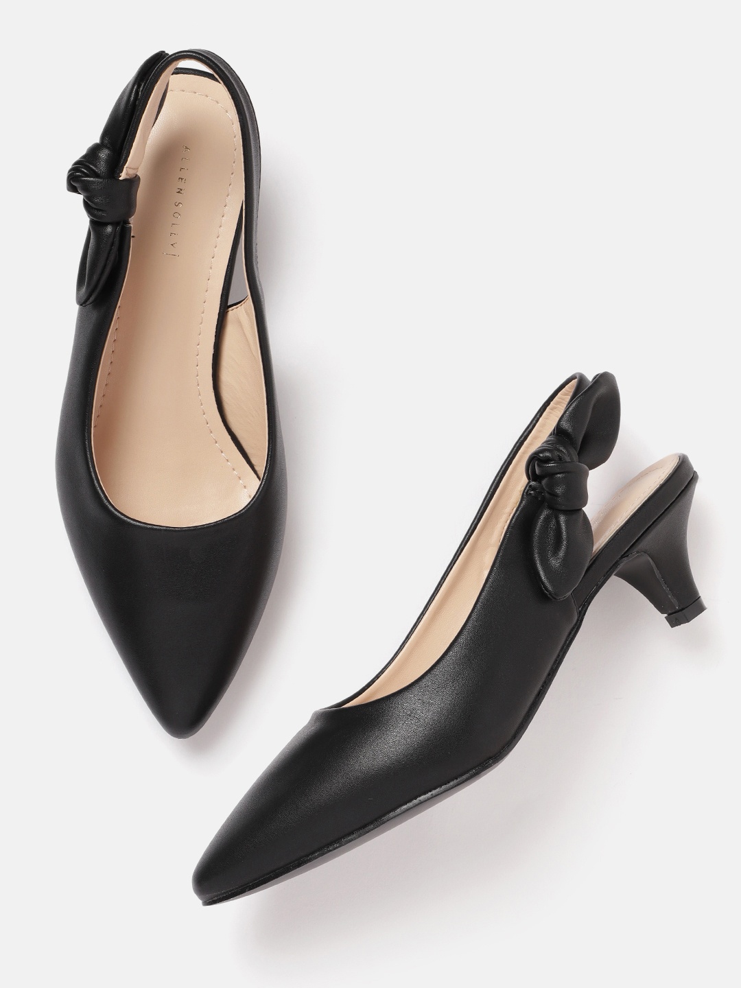 

Allen Solly Women Pumps with Bow Detail, Black