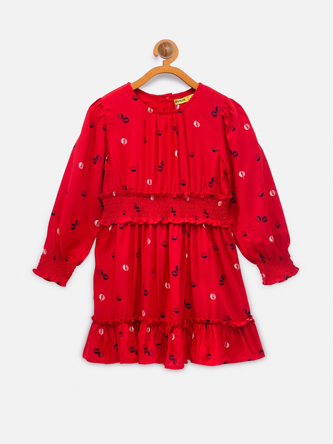 

NYNSH Girls A-Line Dress, Red