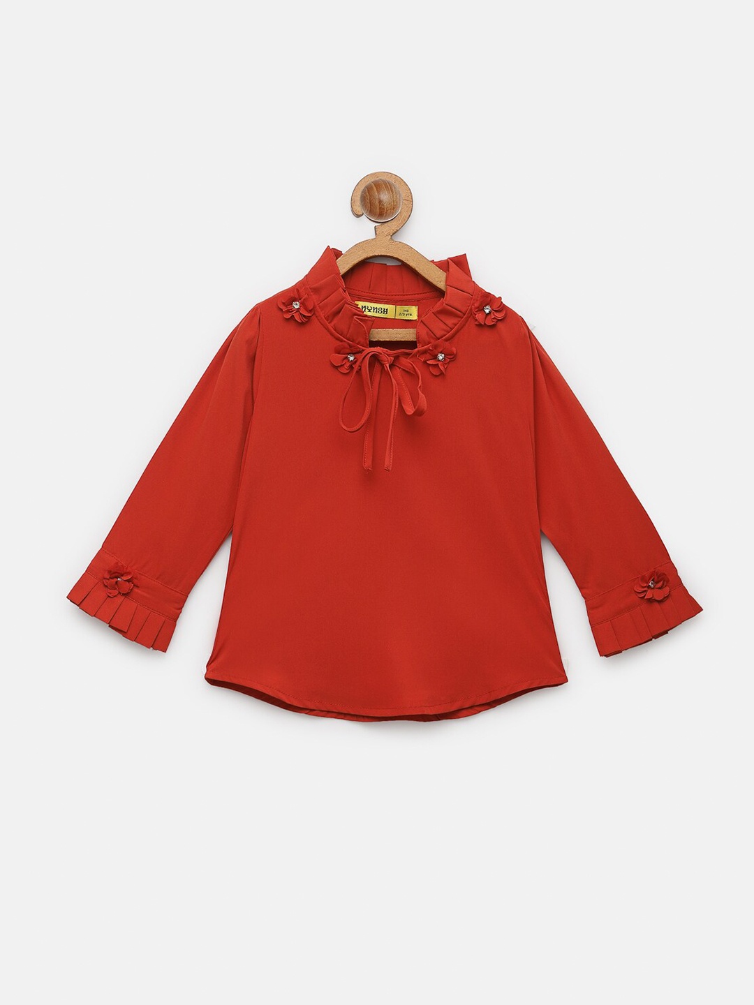 

NYNSH Tie-Up Neck Top, Red