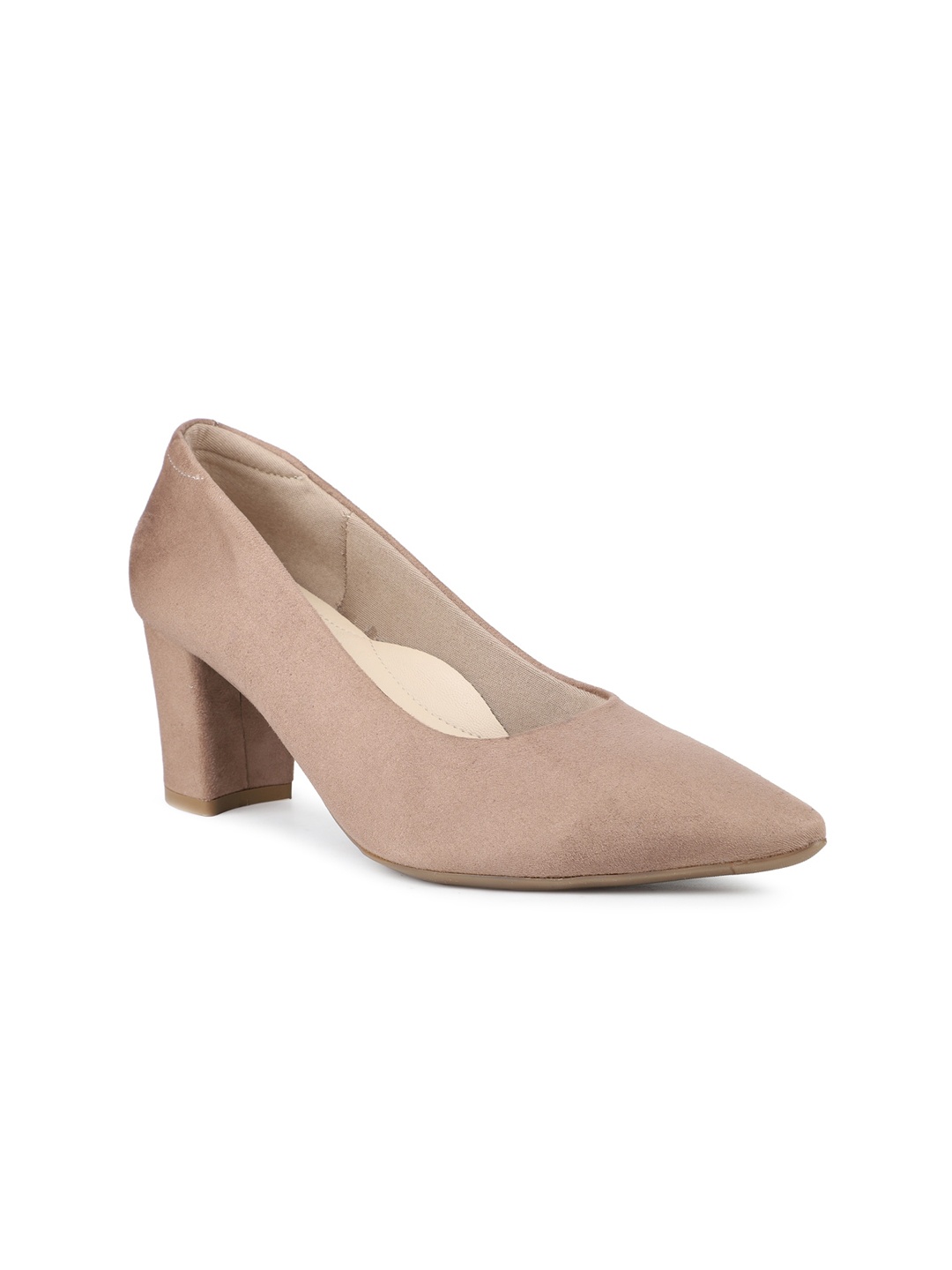 

Inc 5 Suede Block Pumps Heels, Brown