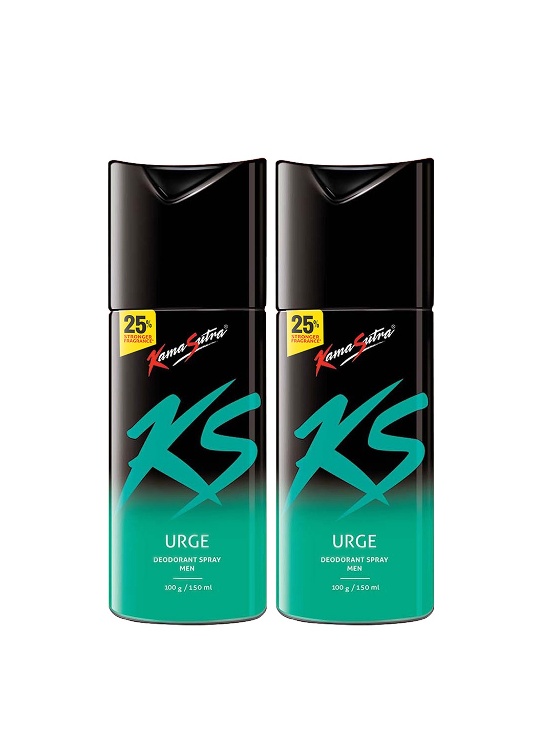 

KamaSutra Men Set of 2 Urge Deodorant Spray - 150ml each, Sea green