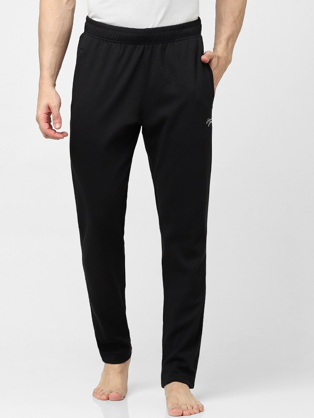 

Jack & Jones Men Cotton Lounge Pants, Black