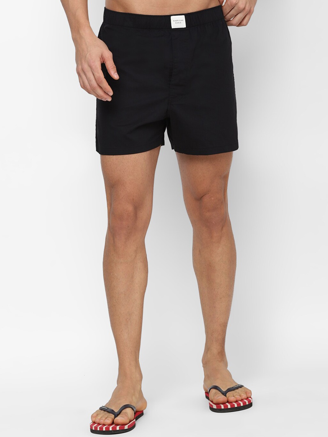 

AMERICAN EAGLE OUTFITTERS Men Cotton Boxers WEE0232974073, Black