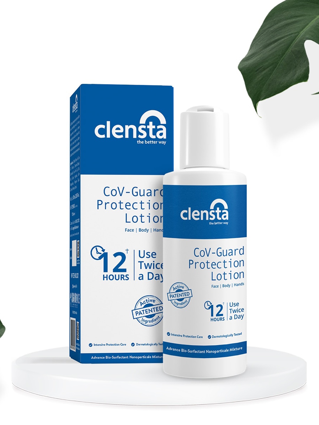 

Clensta CoV-Guard Protection Tea Tree Oil & Silver Nanoparticles Lotion 100 ml, Transparent