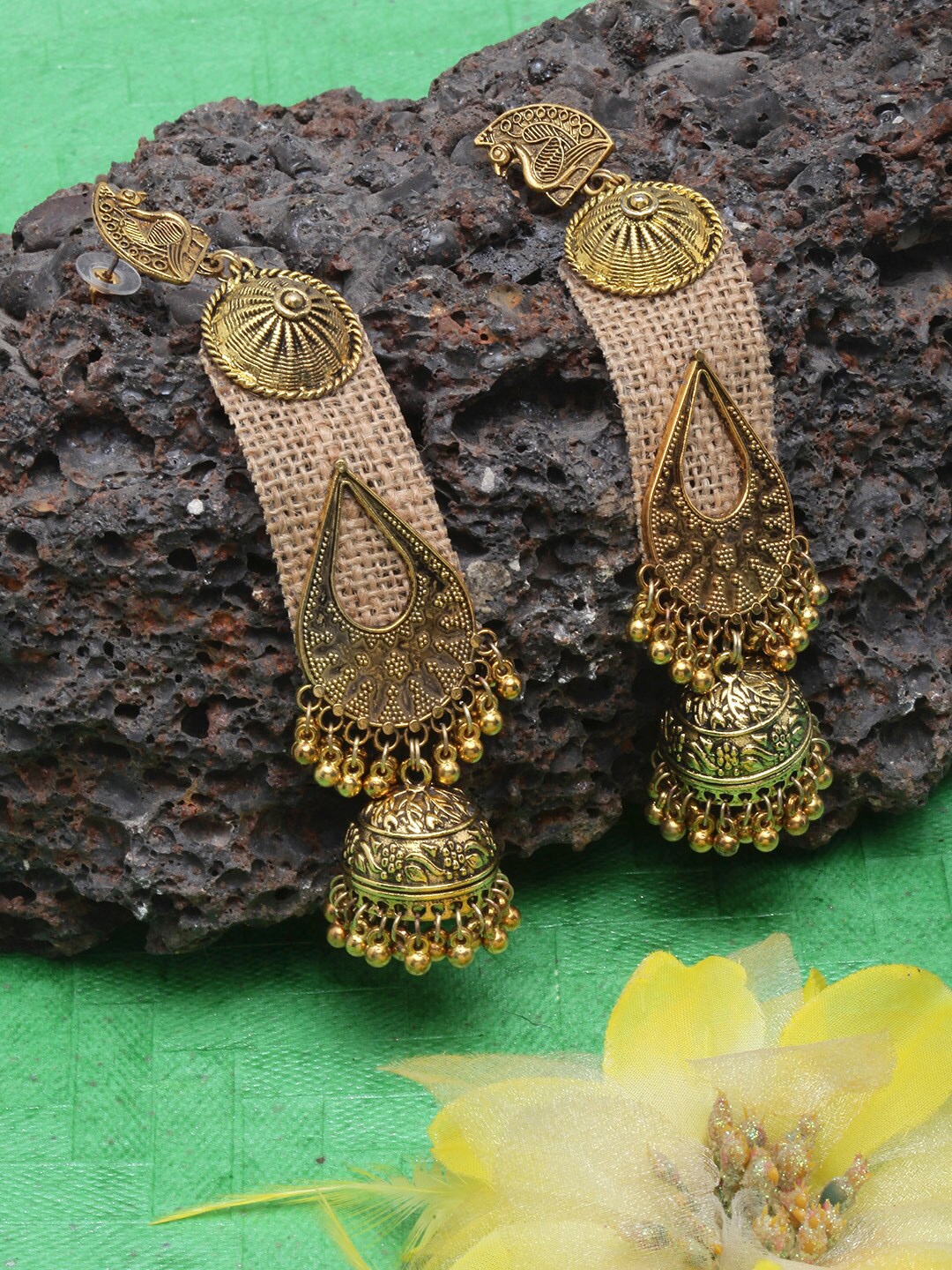 

DIVA WALK Gold Plated Contemporary Drop Earrings