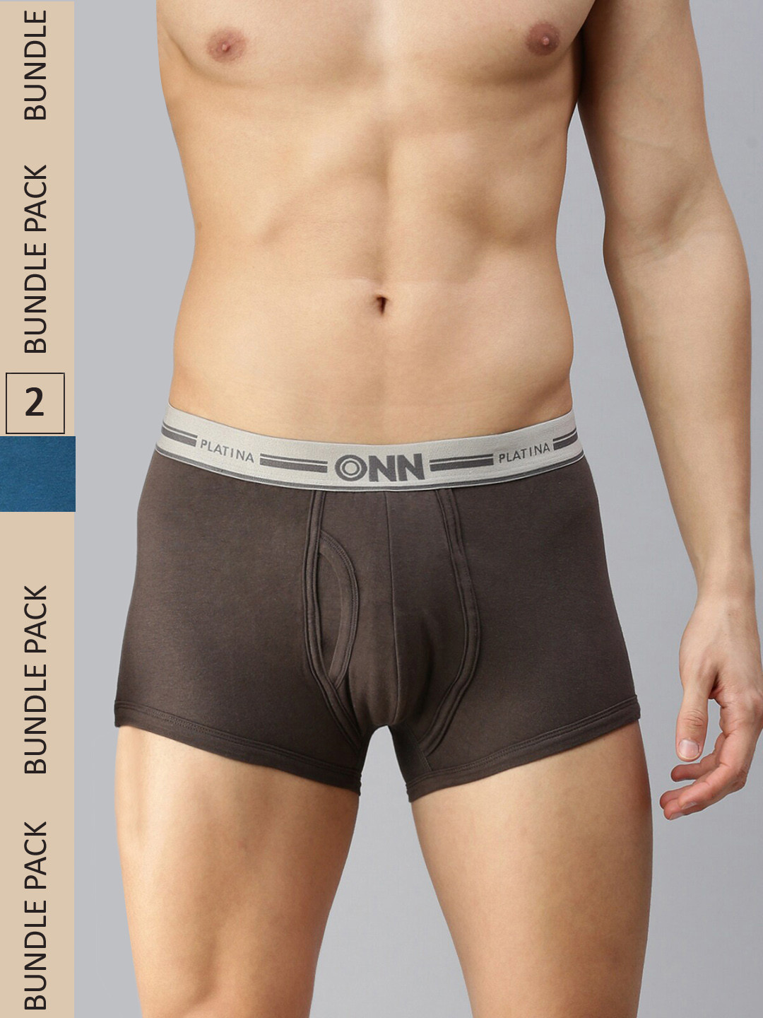 

ONN Men Pack Of 2 Trunks- ONN_OP_973_MOS_SBLU_2pc, Blue