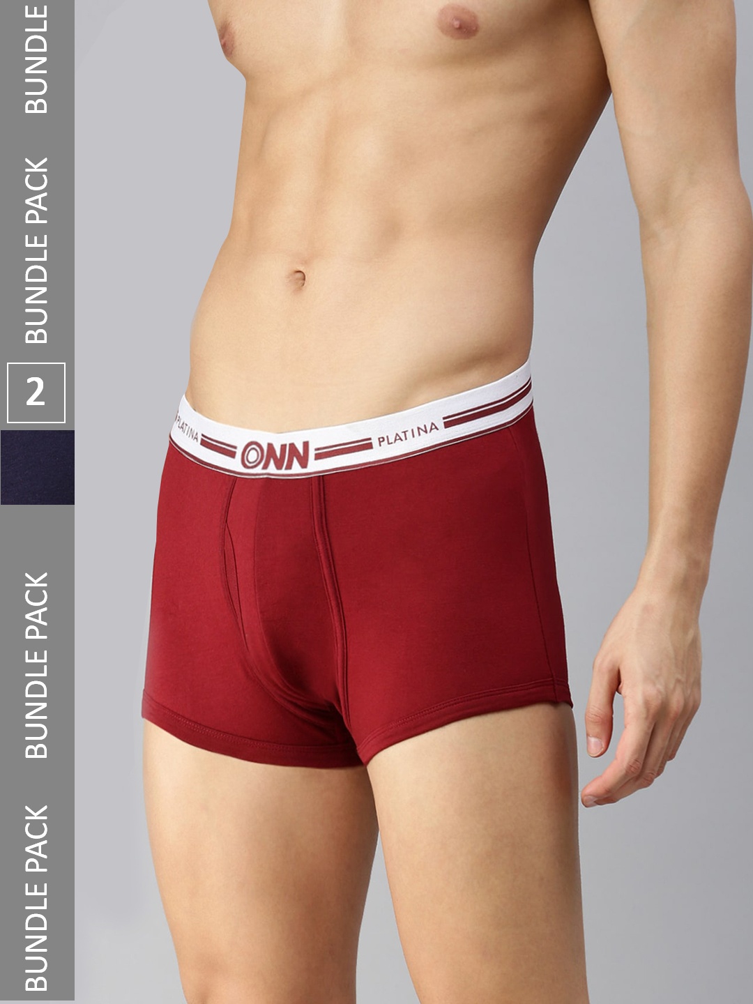 

ONN Men Pack Of 2 Trunks ONN_OP_973, Red