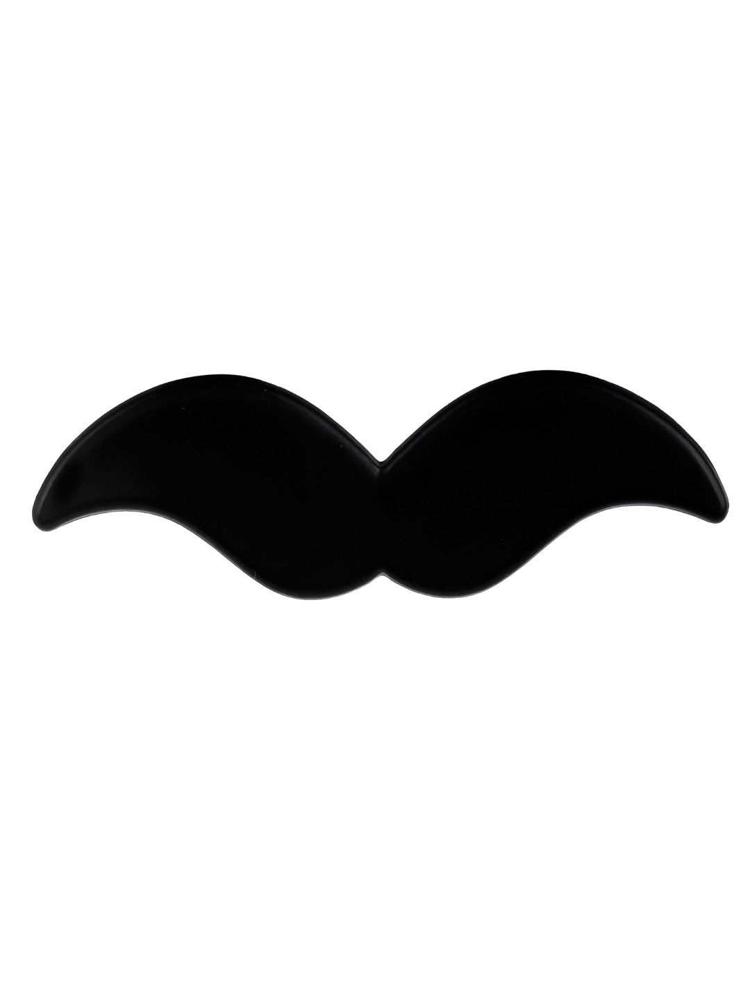 

Sanjog Men Textured Moustache-Charm Brooch, Black