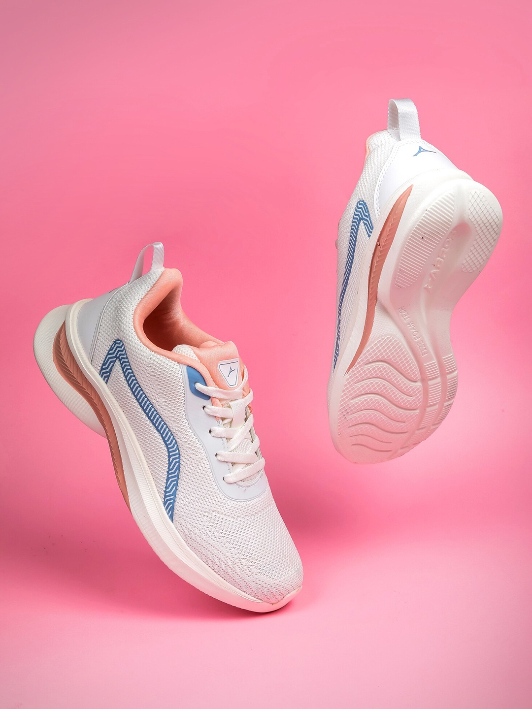 

ABROS Women Air Mesh Running Shoes, Off white