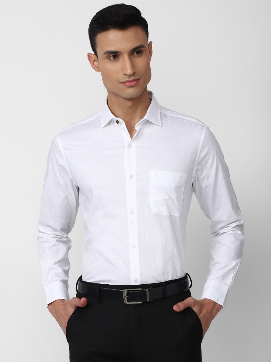 

Peter England Elite Men Cotton Formal Shirt, White