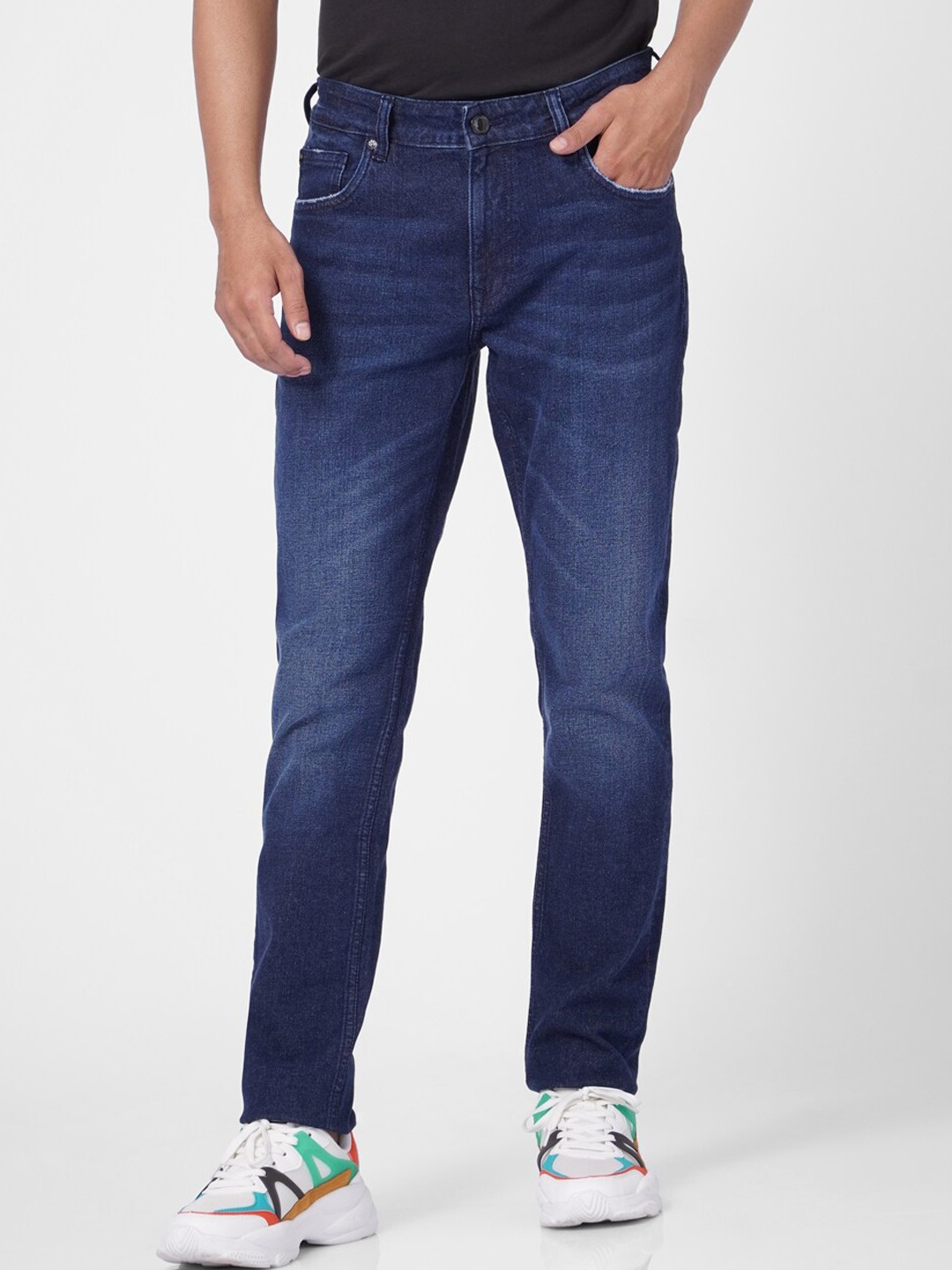 

Jack & Jones Men Slim Fit Heavy Fade Jeans, Blue