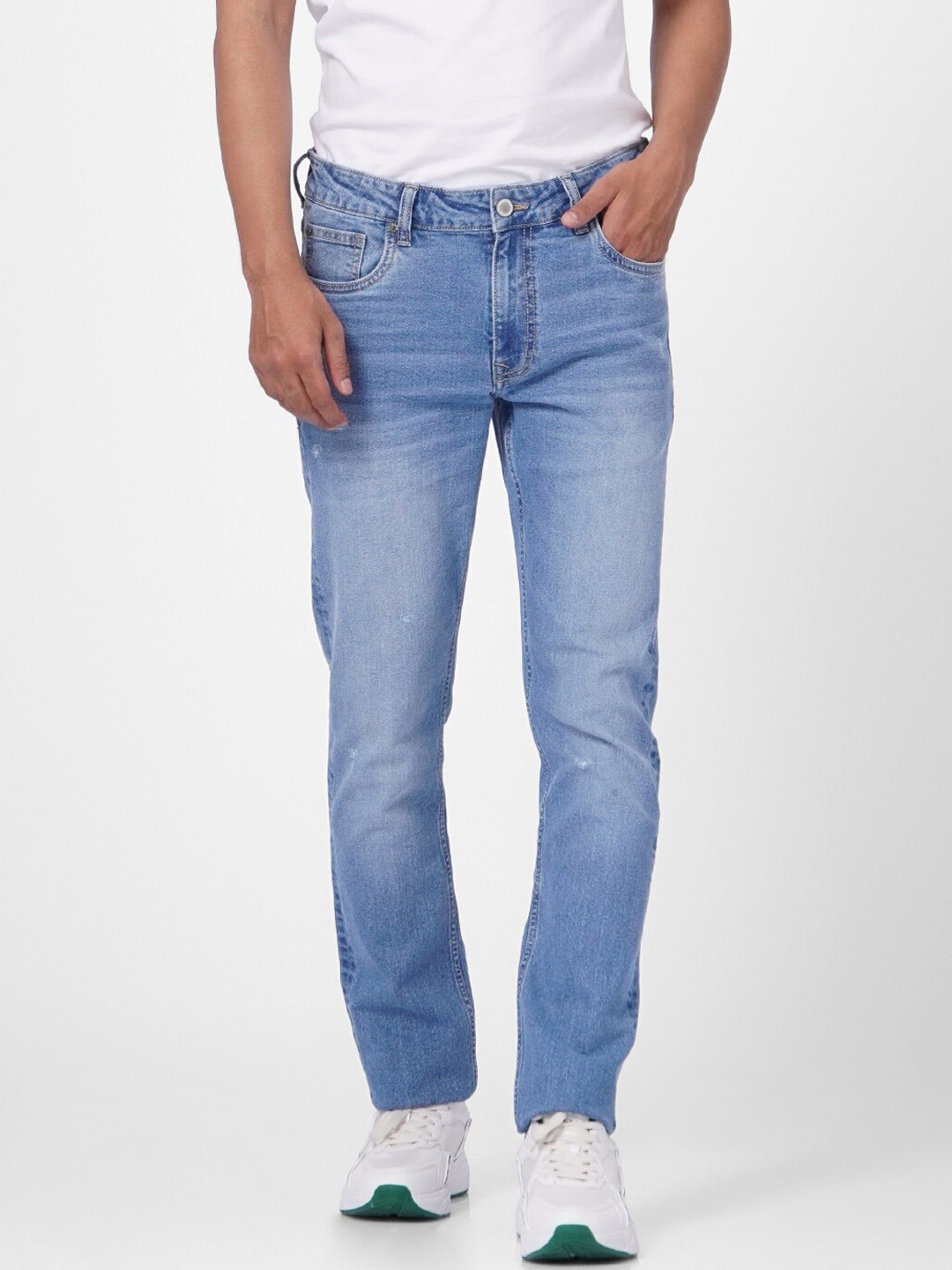 

Jack & Jones Men Slim Fit Light Fade Jeans, Blue