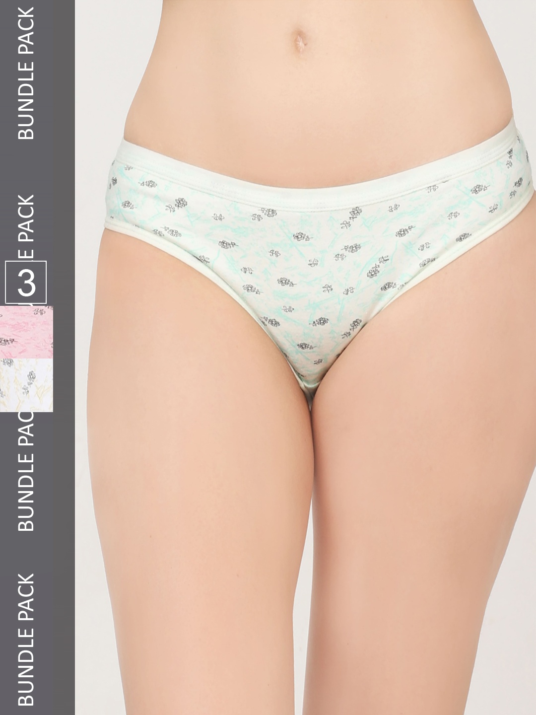 

Innocence Women Pack Of 3 Assorted Cotton Bikini Briefs
