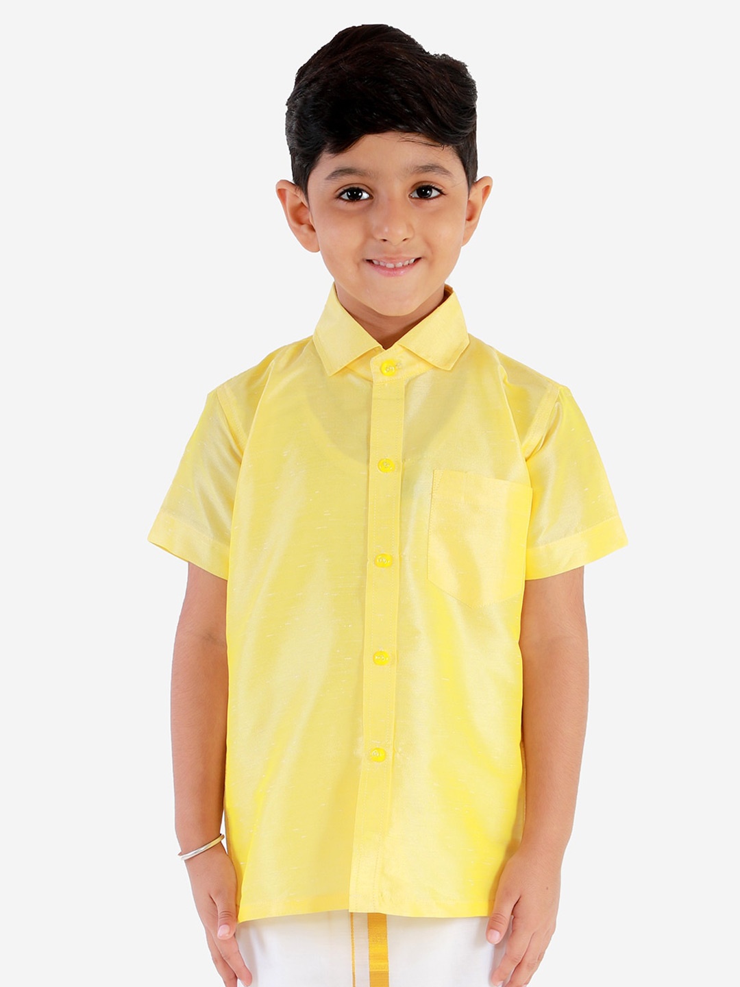 

JBN Creation Boys Premium Casual Shirt, Yellow