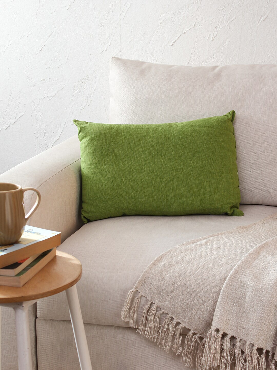 

House This Olive Green Bunaai Filled Cushion