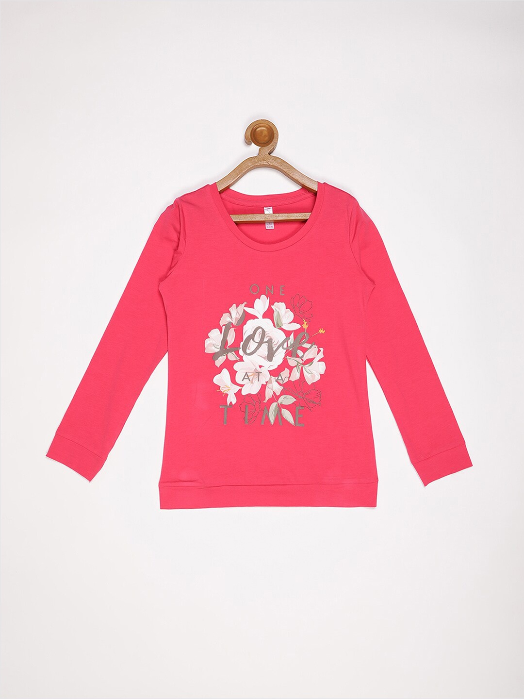 

V2 Value & Variety Cotton Floral Print Top, Pink