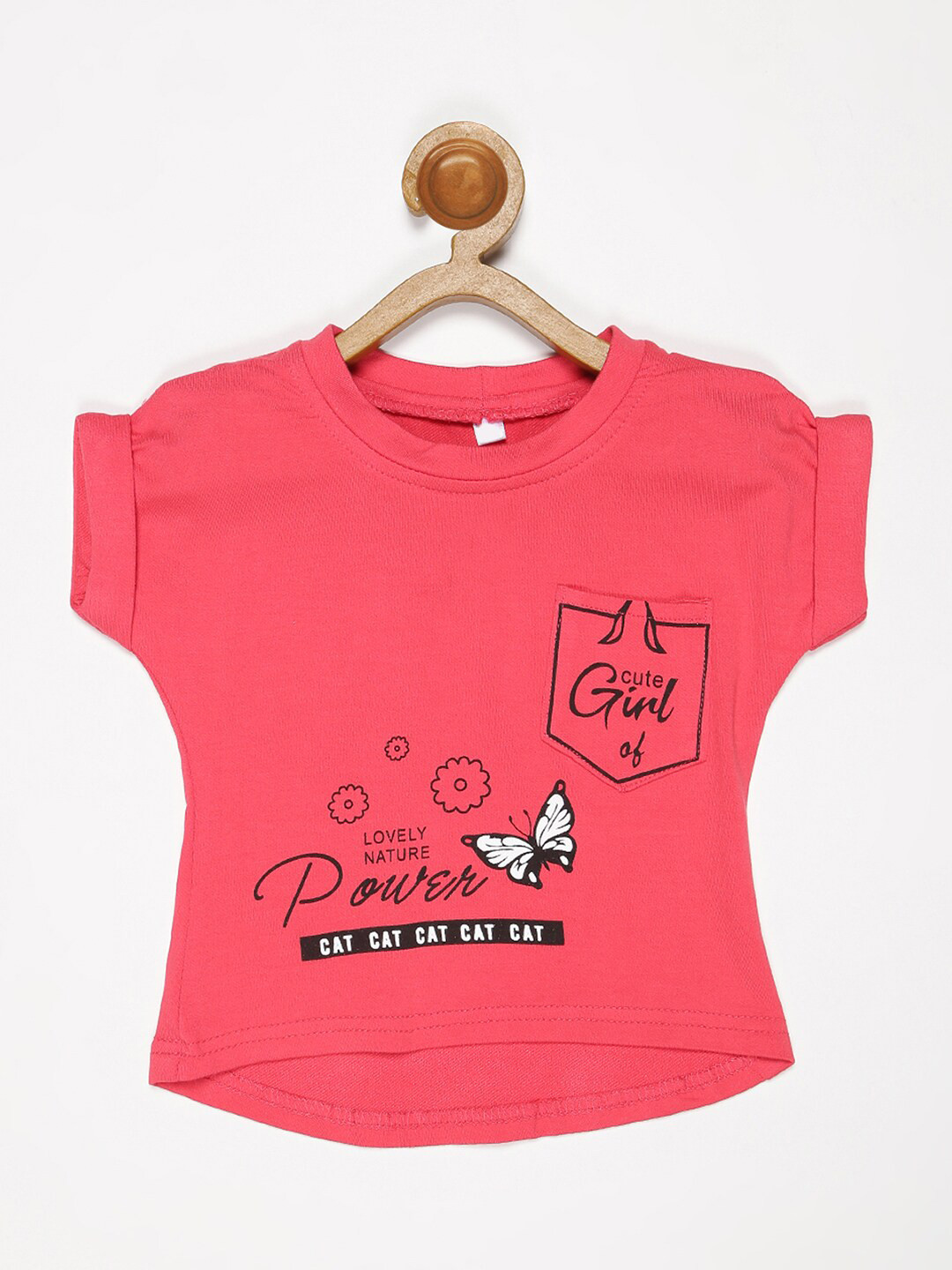 

V2 Value & Variety Girls Printed Top, Red