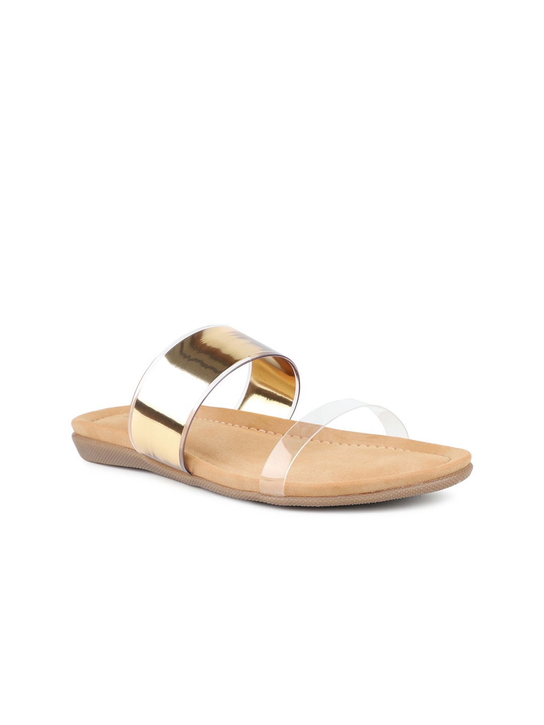 

Inc 5 Women Open Toe Flats, Gold