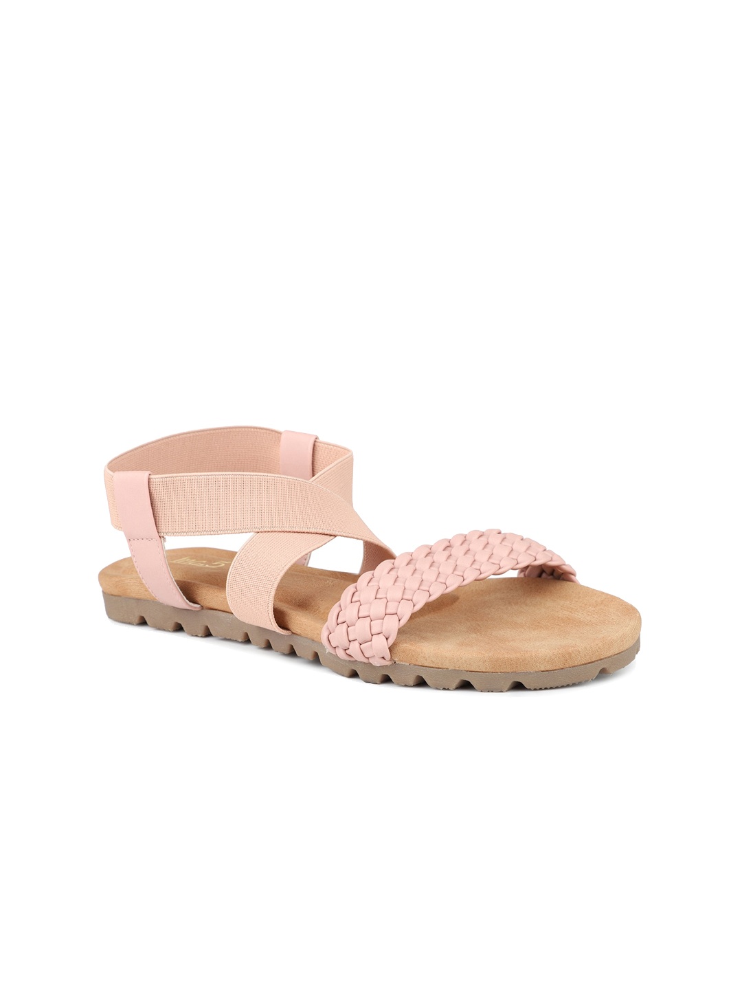 

Inc 5 Women Open Toe Flats, Peach
