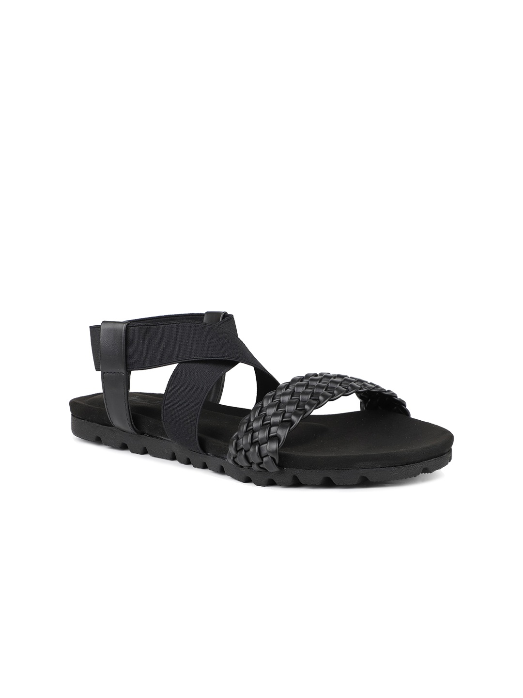 

Inc 5 Women Open Toe Flats, Black