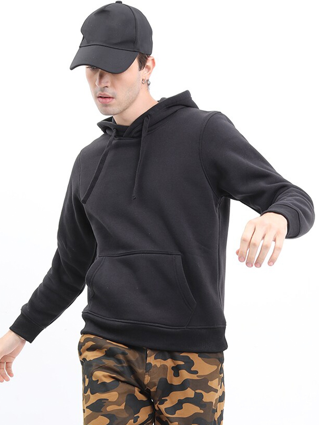 

KETCH Hooded Pullover Sweatshirt, Black