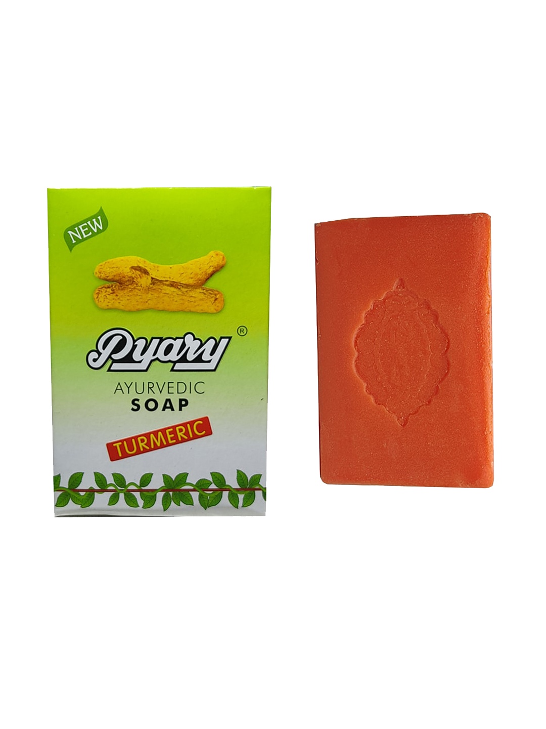 

Queue Pyary Ayurvedic Turmeric Soap - 75 g, Orange