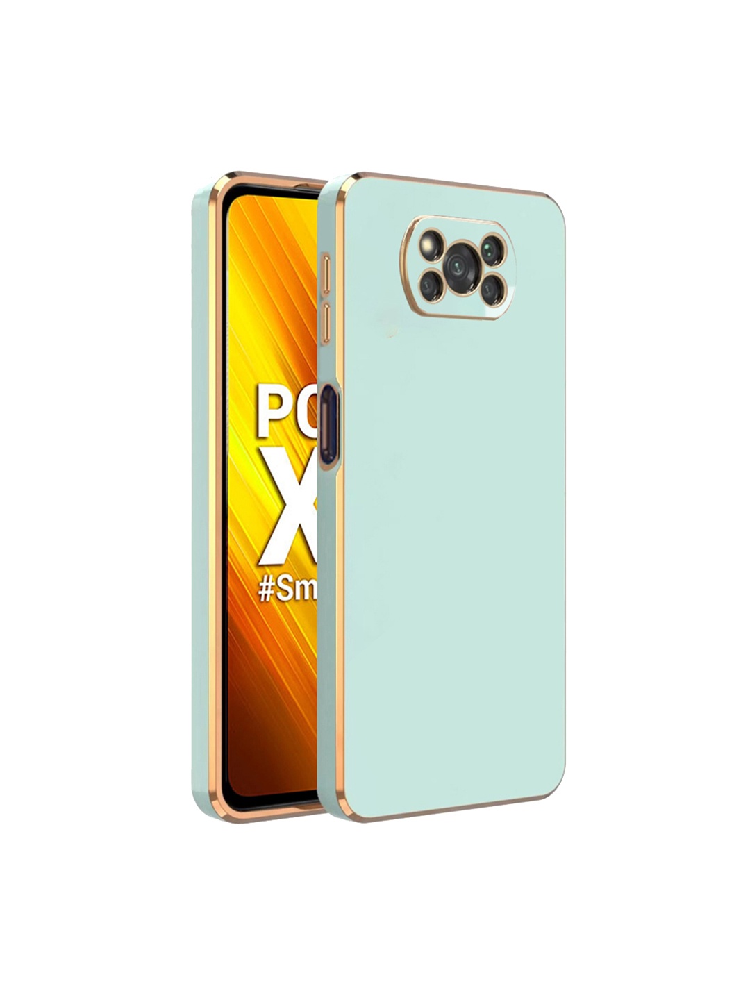 

Karwan 6D POCO X3 Phone Back Case, Green