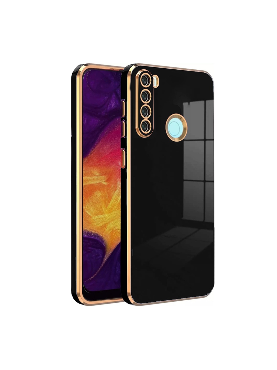 

Karwan 6D Redmi Note 8 Phone Back Case, Black