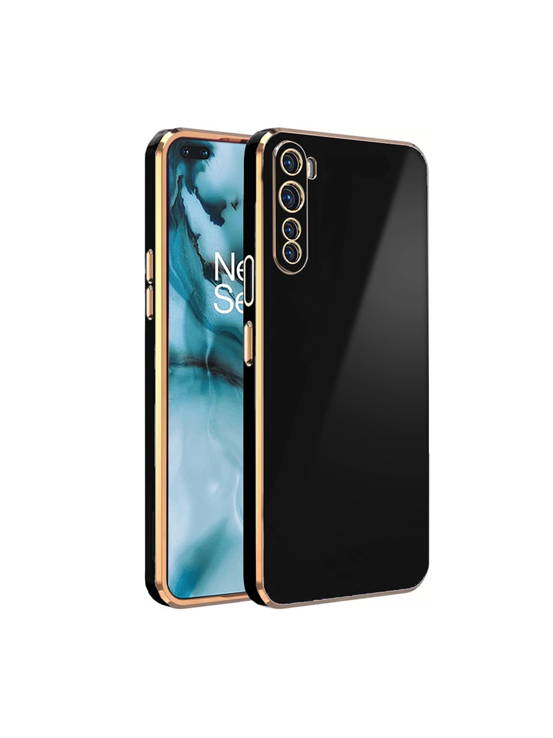 

Karwan 6D OnePlus Nord Phone Back Case, Black