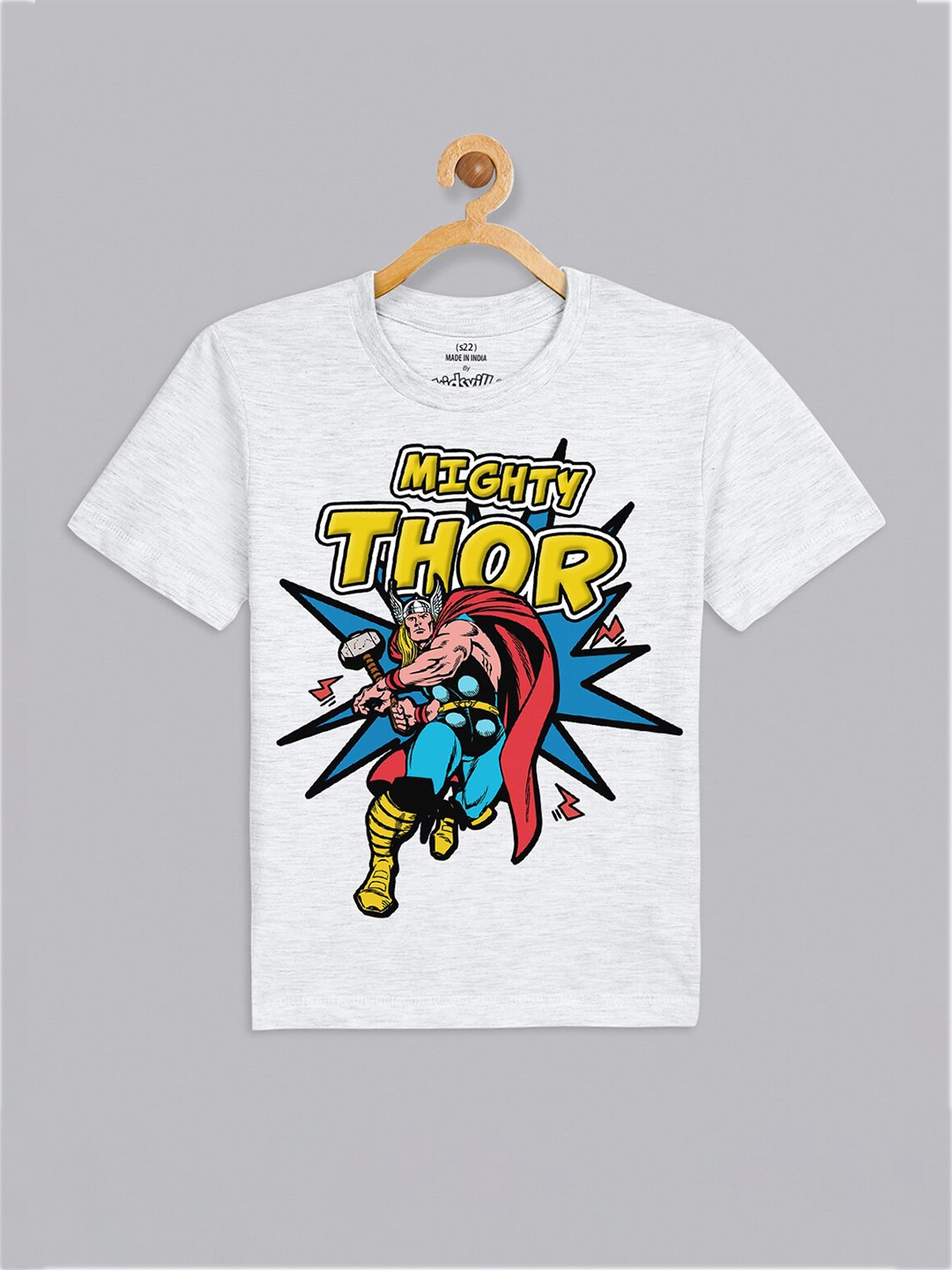 

Kids Ville Boys Marvel Comics Printed Tshirt, White