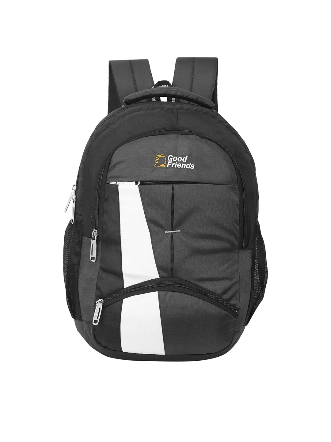 

GOOD FRIENDS Unisex Solid Medium Backpack, Grey