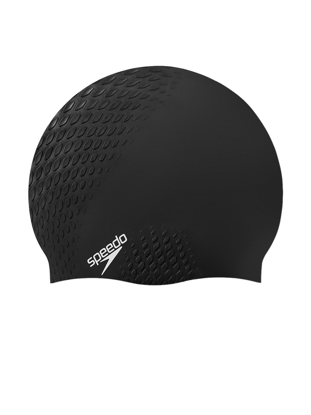

Speedo Textured Bubble Acitve Swimming Cap, Black