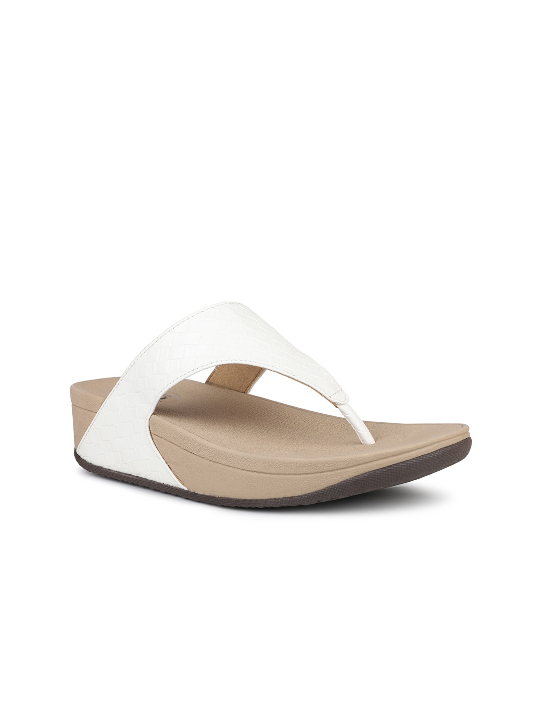 

Inc 5 White Suede Flatform Comfort Sandals