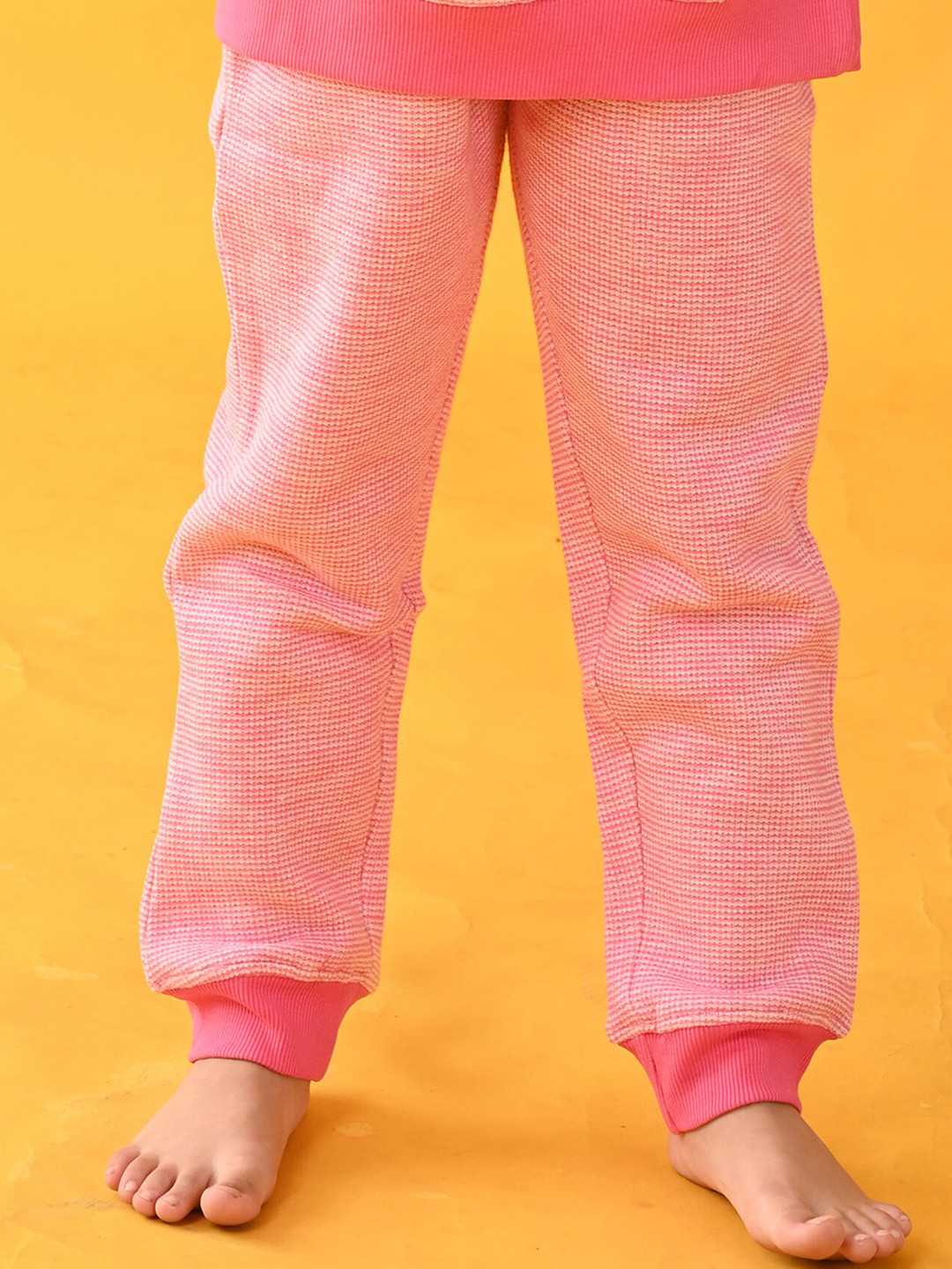 

Anthrilo Girls Fleece Relaxed Comfort-Fit Joggers, Pink