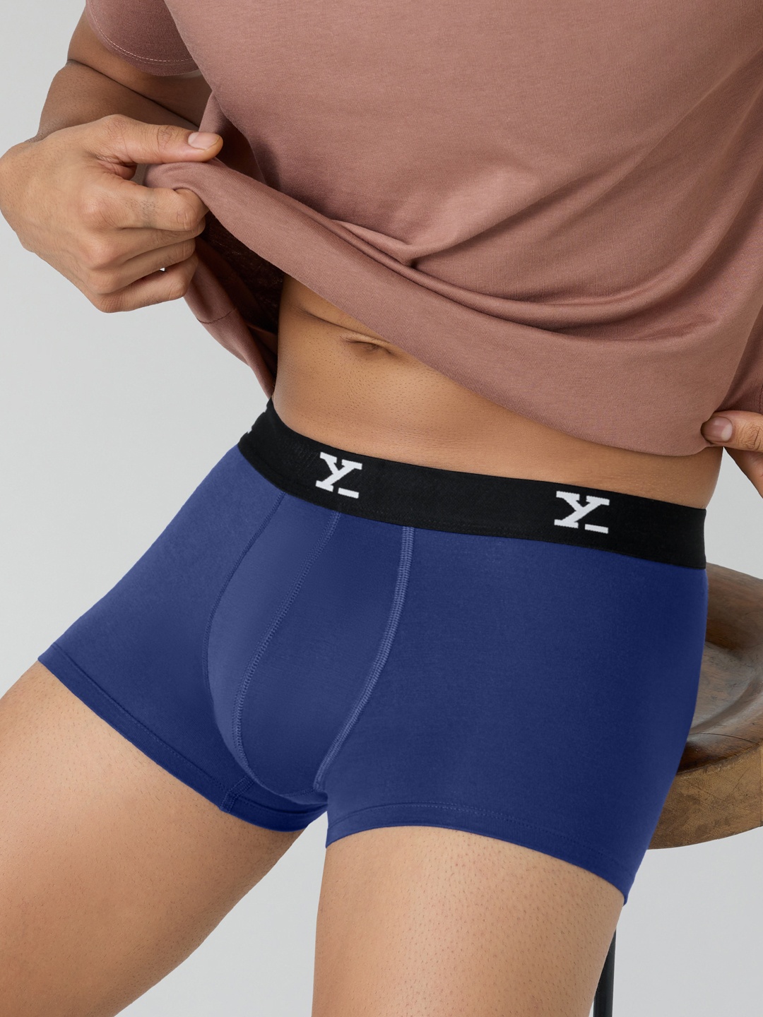 

XYXX Men ACE IntelliSoft Modal Trunks XYTRNK73, Navy blue