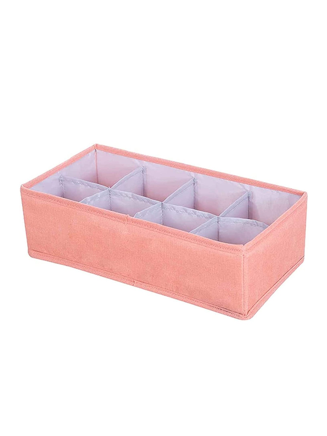 

HOUSE OF QUIRK Orange 8 Grids Closet Foldable Organizer