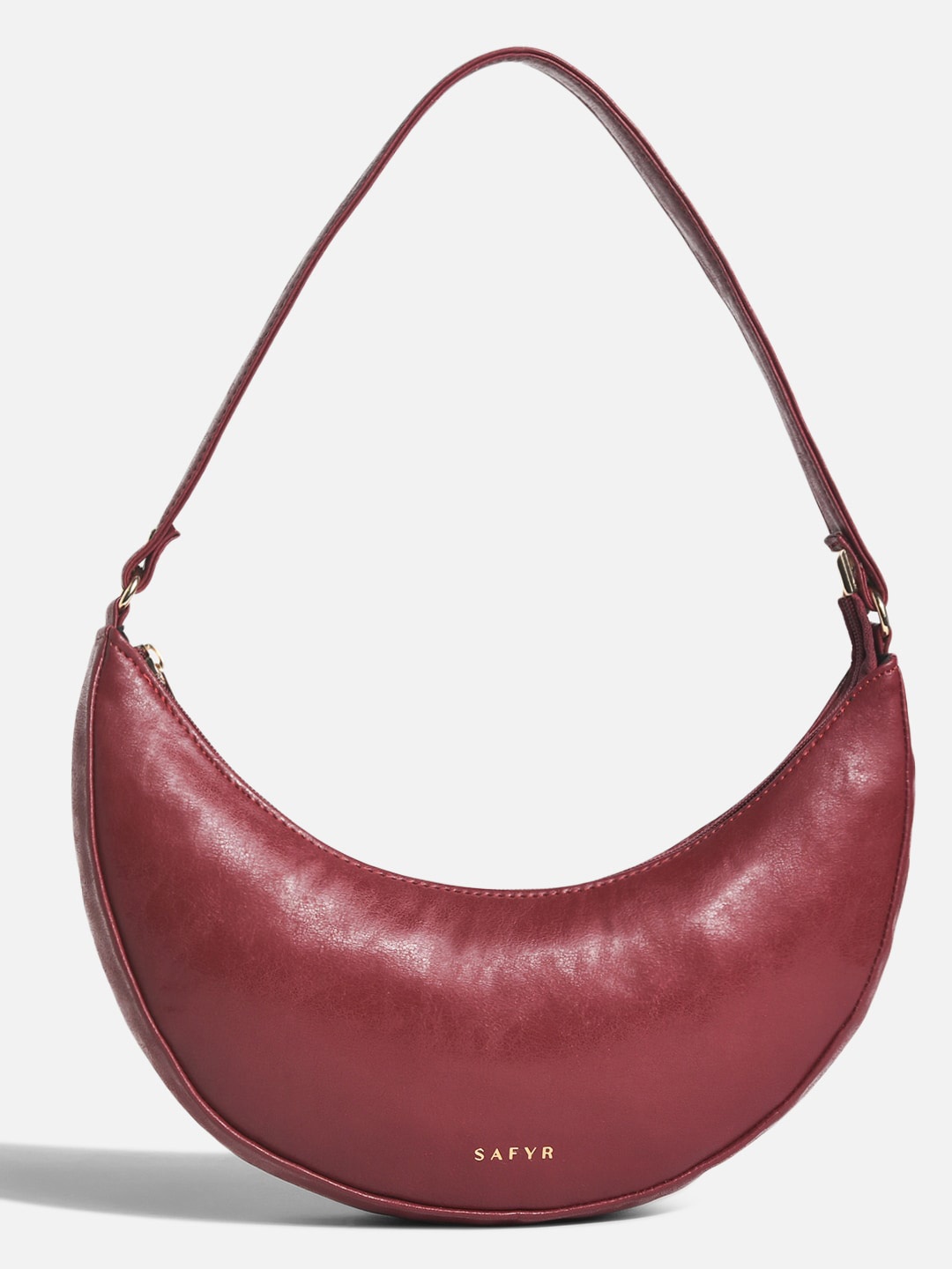 

SAFYR Half Moon Hobo Bag, Brown
