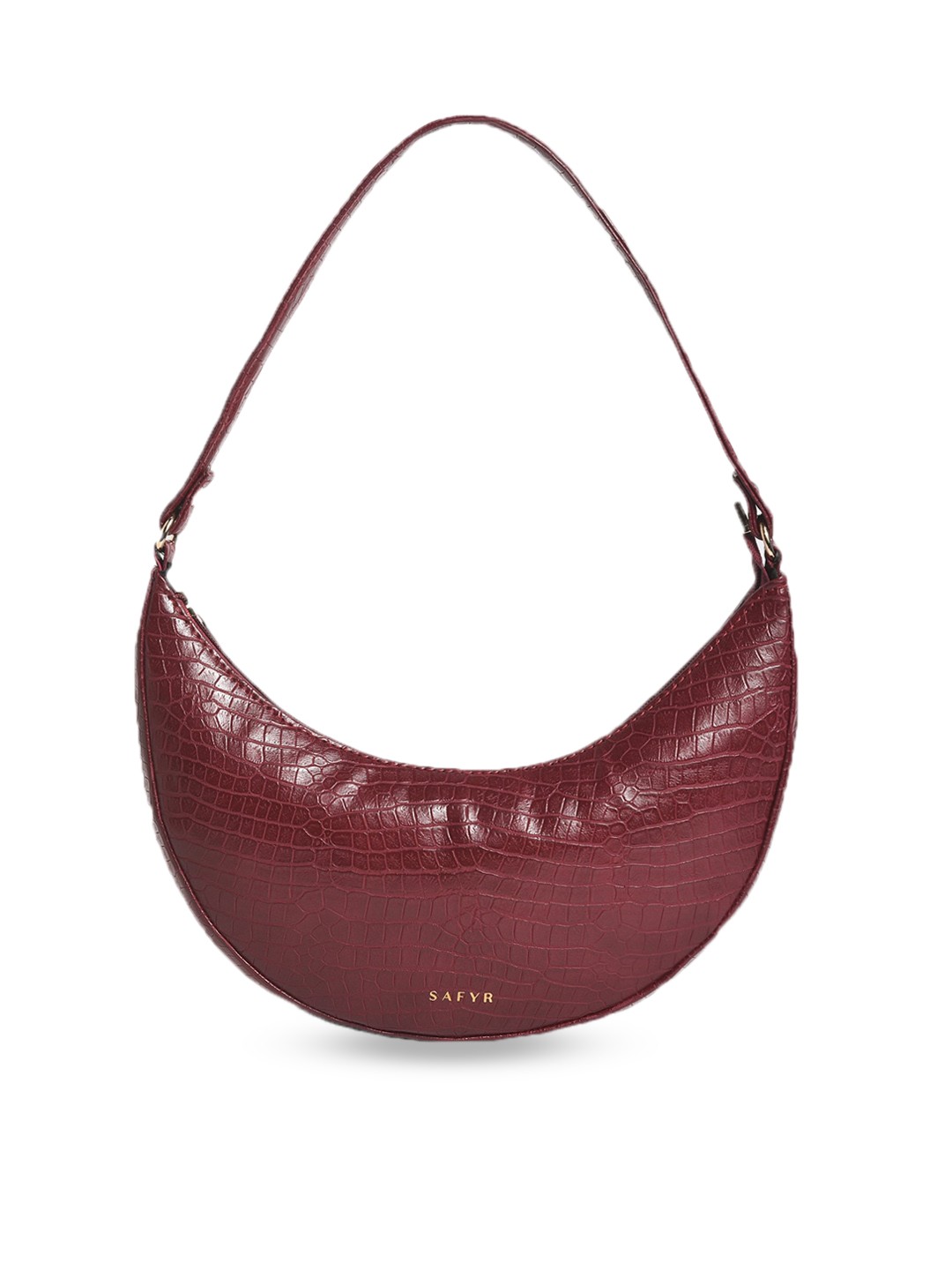 

SAFYR Half Moon Hobo Bag, Brown