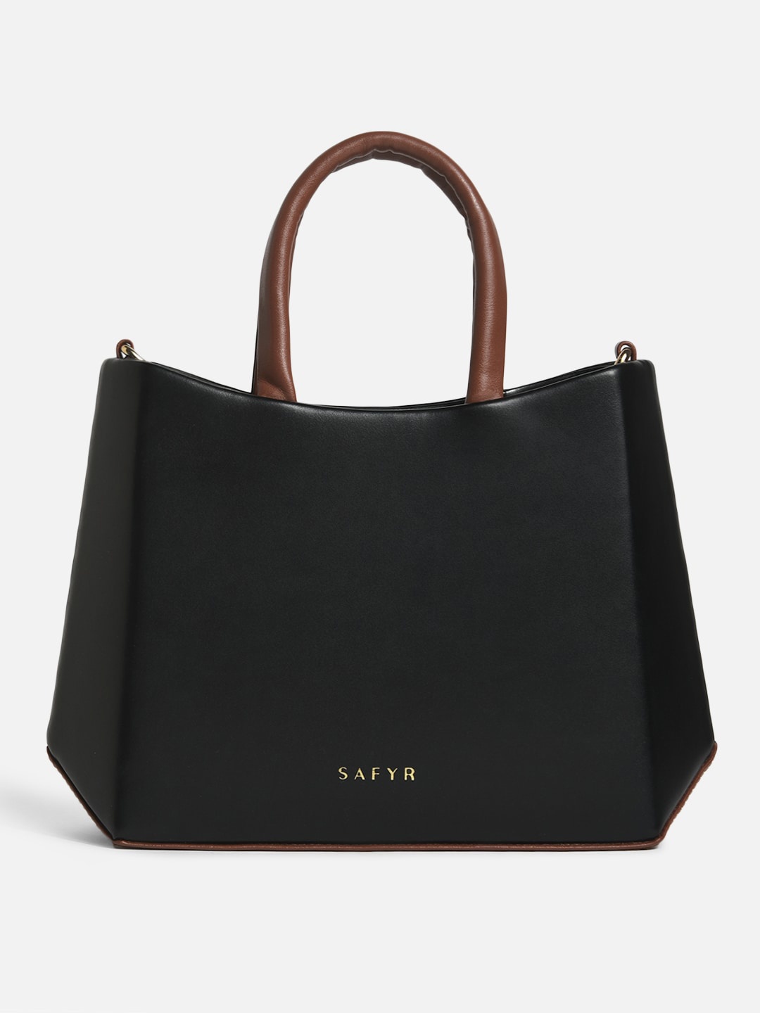 

SAFYR Structured Handheld Bag, Black