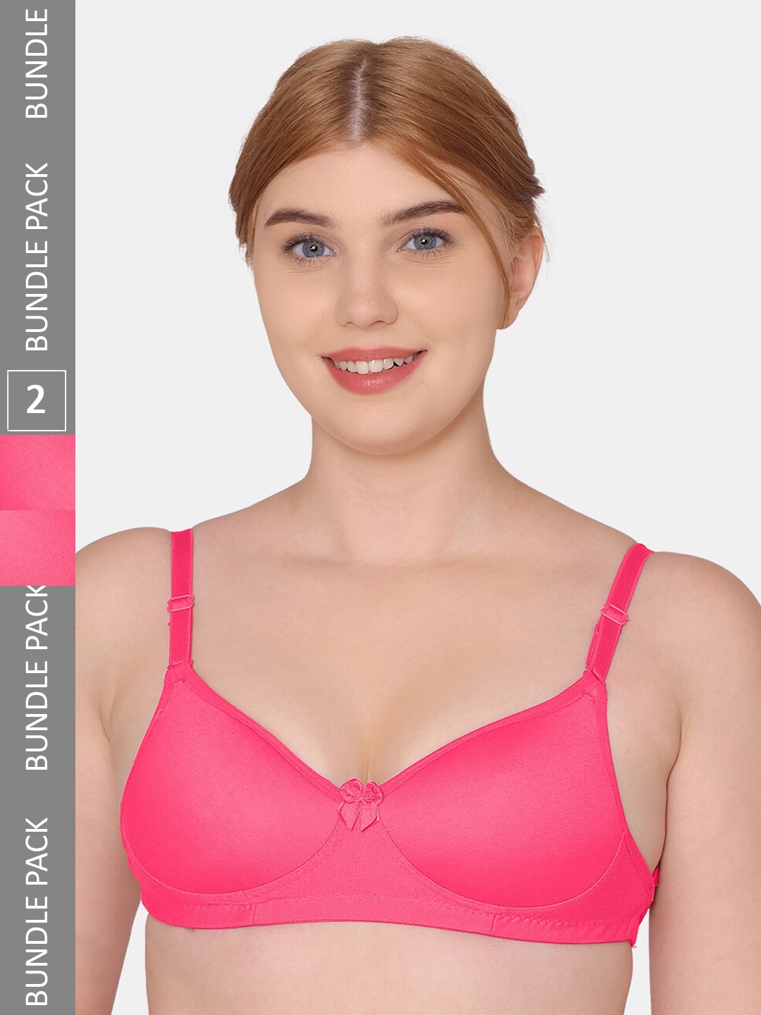 

KOMLI Lightly Padded Bra, Pink
