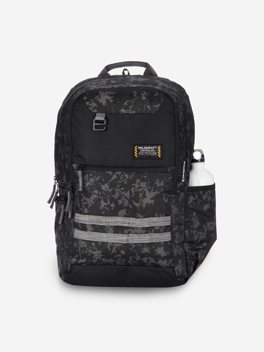 

Wildcraft Unisex Camouflage Safara Tactical 2 Backpack, Black