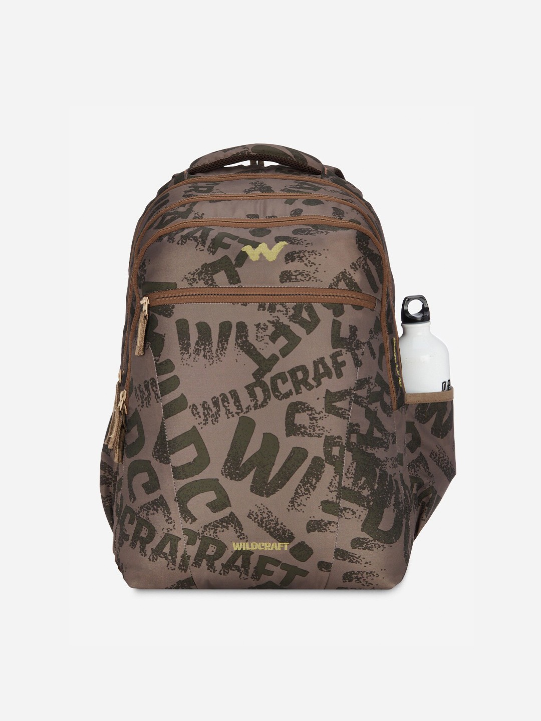 

Wildcraft Unisex Typography Printed Bravo 45 LP Backpack, Brown