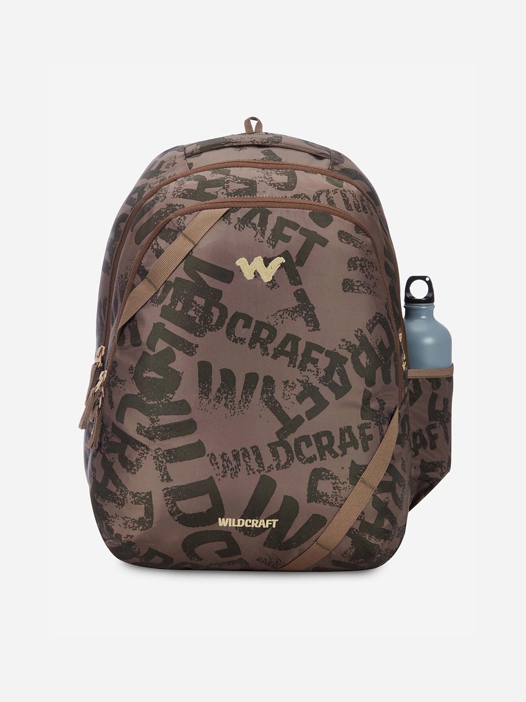 

Wildcraft Unisex Typography Printed Bravo 35 Backpack, Brown